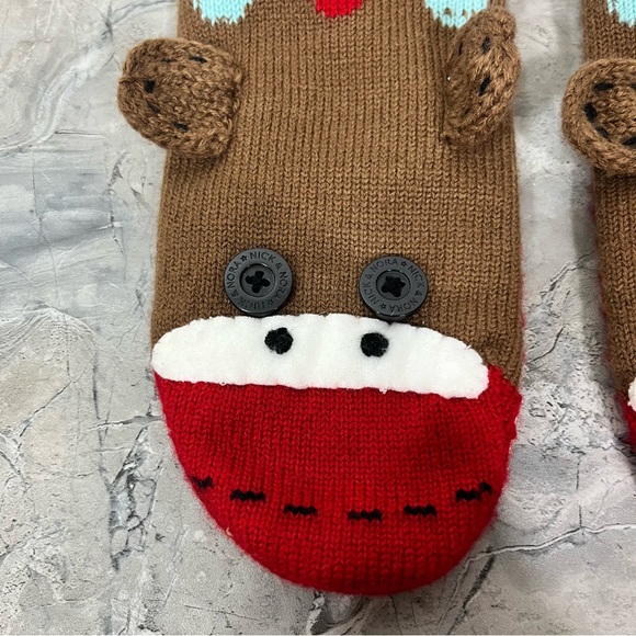 Nick & Nora Sock Monkey Slippers NWOT Size S/M 5 - 7.5 - Picture 5 of 7